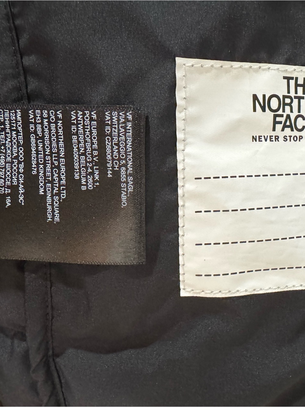 Kids The North Face TNF Black Thermoball Hooded Jacket (Size L-12) - Picture 6 of 7
